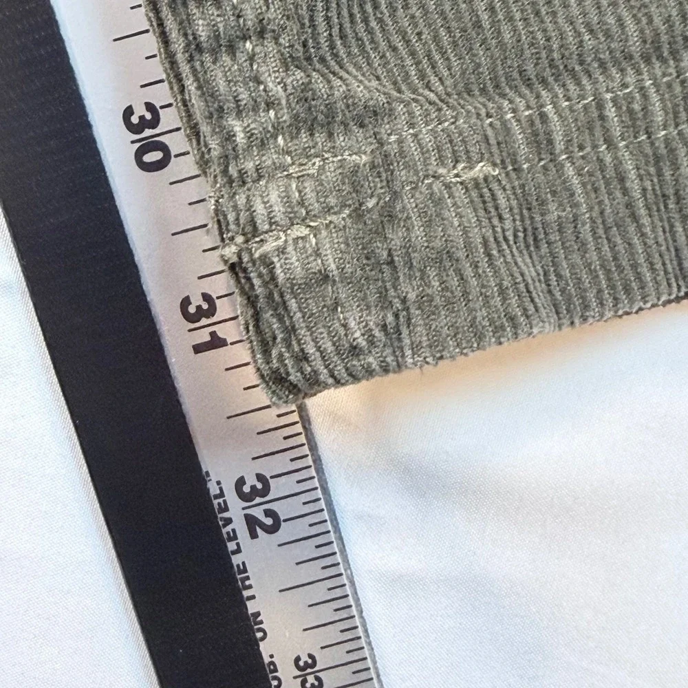The North Face Corduroy Pants Mens 32 Olive Wide Leg‎ Skater Y2K Baggy Workwear